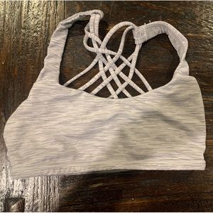 5 lululemon sports bras in good shape and all size 2